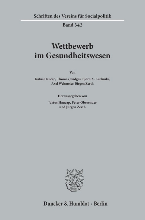 Wettbewerb im Gesundheitswesen. - 