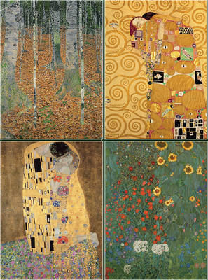 Set of Four Magnetic Notepads: KLIMT - 