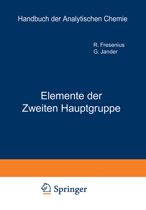 Elemente der Ƶweiten Hauptgruppe - 