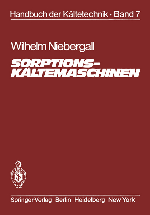 Sorptions-K&auml;ltemaschinen - Wilhem Niebergall