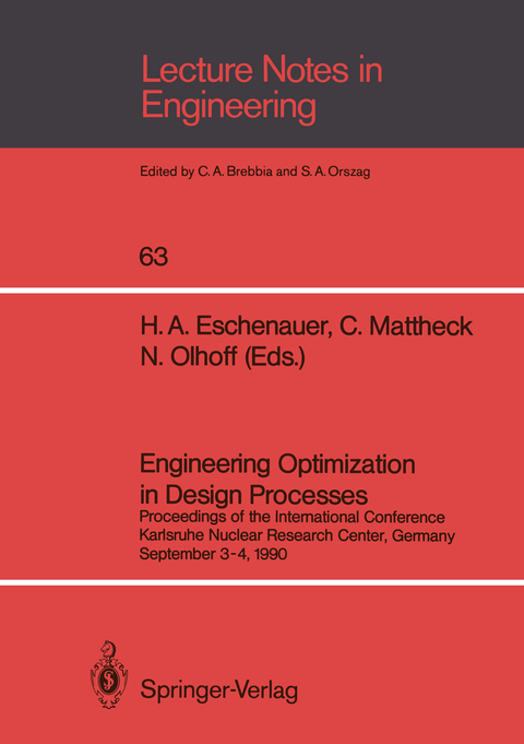 Engineering Optimization in Design Processes - 