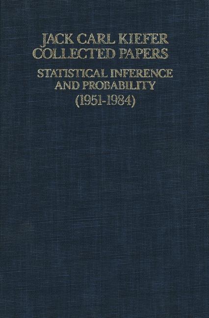 Collected Papers 1 - Jack C. Kiefer