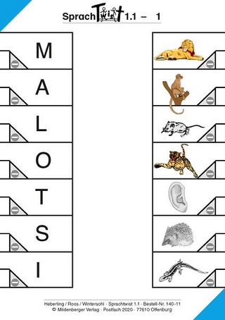 Sprachtwist. Lesen - Spannen - Kontrollieren / Sprachtwist 1.1