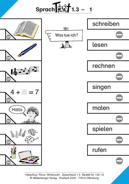 Sprachtwist. Lesen - Spannen - Kontrollieren / Sprachtwist 1.3 - Wolfgang Heberling, Udo Roos, Ulrike Wintersohl
