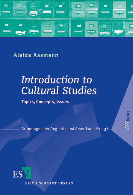 Introduction to Cultural Studies - Aleida Assmann