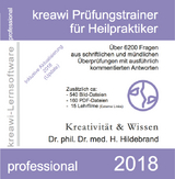 kreawi-Prüfungstrainer professional für Heilpraktiker 2018, 1 CD-ROM - Hildebrand, Hartmut