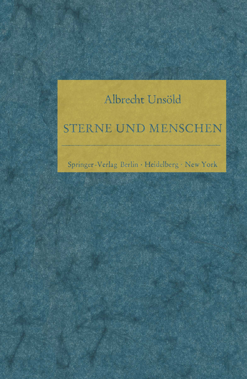 Sterne und Menschen - Albert Uns&ouml;ld