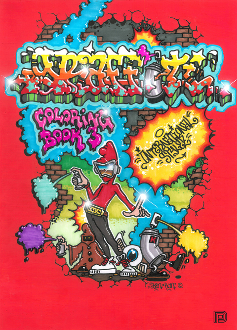 Graffiti Coloring Book 3 - 