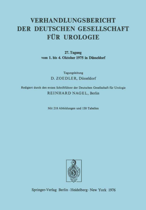 27. Tagung vom 1. bis 4. Oktober 1975 in D&uuml;sseldorf