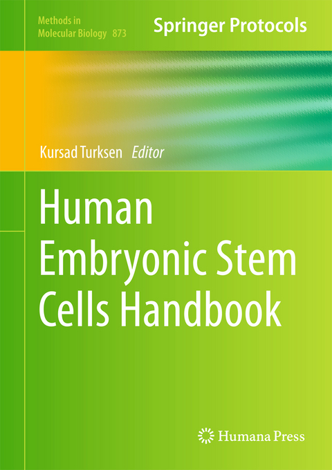 Human Embryonic Stem Cells Handbook - 