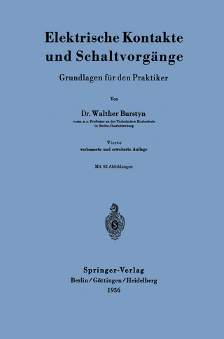 Elektrische Kontakte und Schaltvorgänge