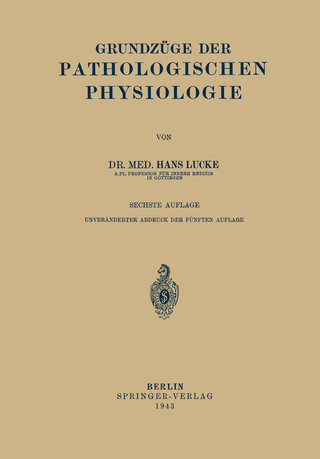 Grundzüge Der Pathologischen Physiologie