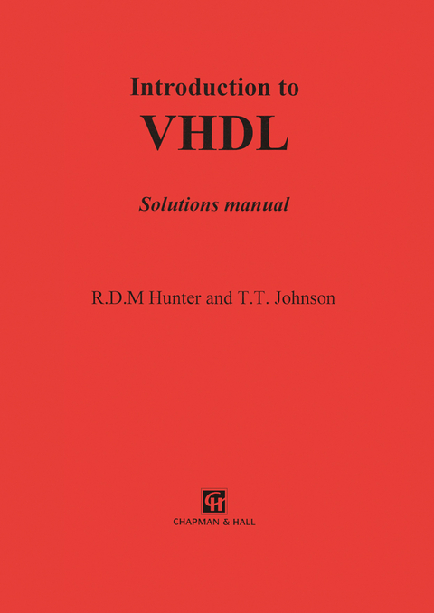 Introduction to VHDL - R.D. Hunter