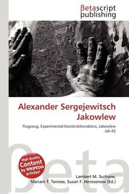 Alexander Sergejewitsch Jakowlew - 