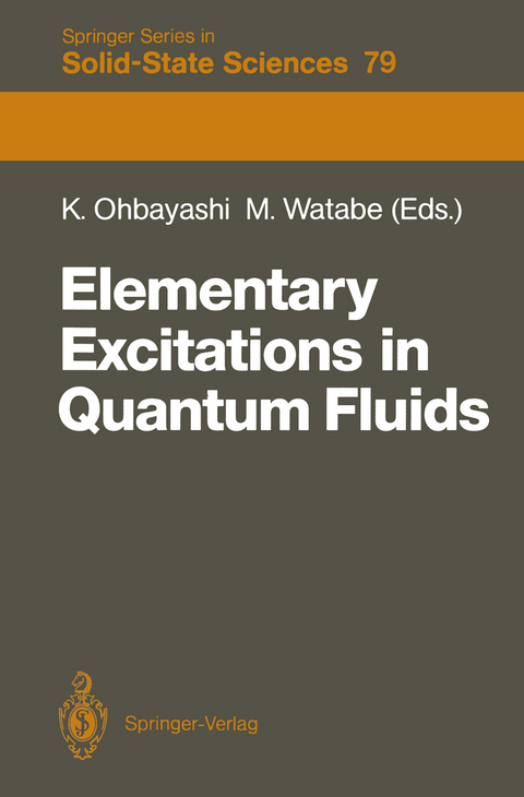 Elementary Excitations in Quantum Fluids - 
