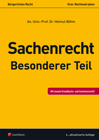 Bürgerliches Recht - Sachenrecht Besonderer Teil