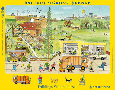 Wimmel-Rahmenpuzzle Fr&uuml;hling - Rotraut Susanne Berner