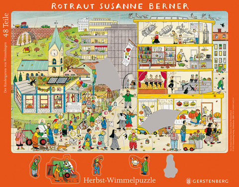 Wimmel-Rahmenpuzzle Herbst - Rotraut Susanne Berner
