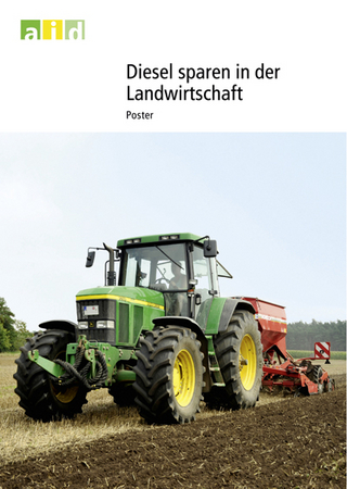Diesel sparen in der Landwirtschaft - Poster