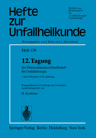 12. Tagung der Österreichischen Gesellschaft für Unfallchirurgie
