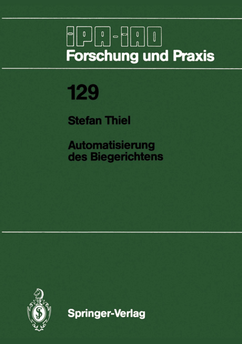 Automatisierung des Biegerichtens - Stefan Thiel