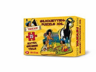 Yakari Silhouetten-Puzzle XXL in Konturenstanzung mit extragroßen Teilen