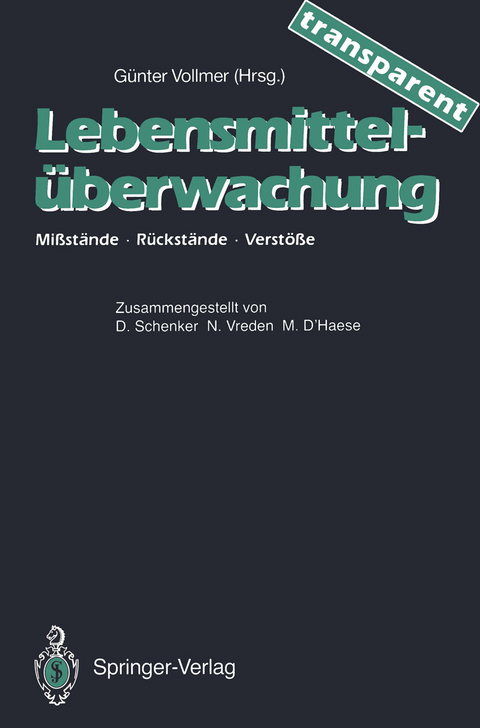 Lebensmittel-&uuml;berwachung &mdash; transparent - 