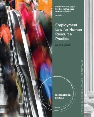 Employment Law for Human Resource Practice, International Edition - David Walsh