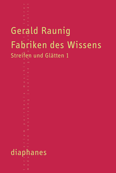 Fabriken des Wissens - Gerald Raunig