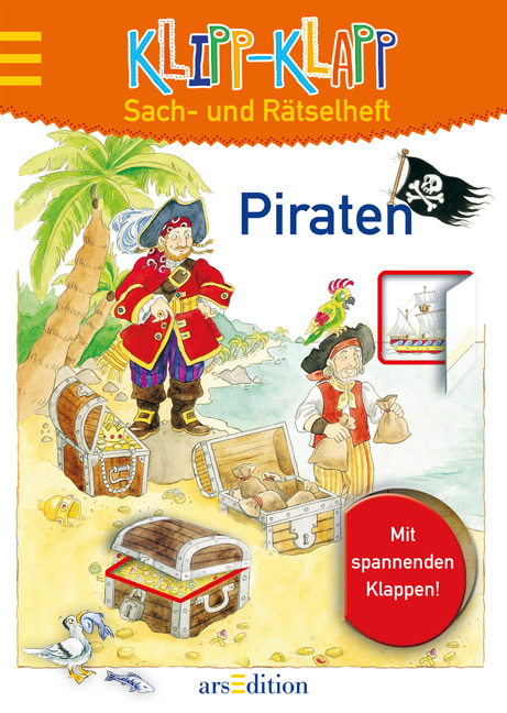 Klipp-Klapp Sach- und R&auml;tselheft - Piraten