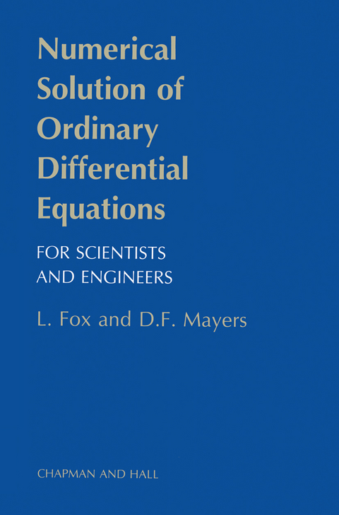 Numerical Solution of Ordinary Differential Equations - L. Fox