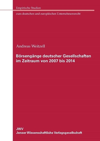 Börsengänge deutscher Gesellschaften im Zeitraum von 2007 bis 2014