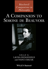 A Companion to Simone de Beauvoir - 