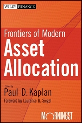Frontiers of Modern Asset Allocation - 