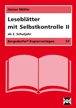 Leseblätter mit Selbstkontrolle II