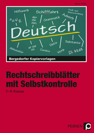 Rechtschreibblätter mit Selbstkontrolle - 7.-9. Kl