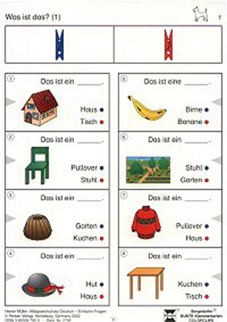DaZ: Alltagswortschatz - Einfache Fragen