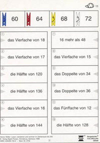 Lesen, verstehen und rechnen im Zahlenraum bis 200