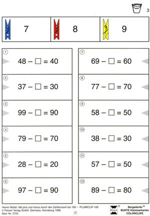Mit Plus und Minus durch den Zahlenraum bis 100 - Heiner M&uuml;ller