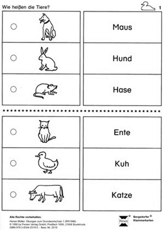 Übungen zum Grundwortschatz