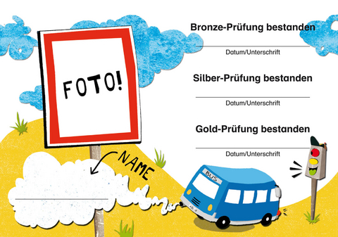 Verkehrserziehung - Klassensatz F&uuml;hrerscheine - Kirstin Jebautzke