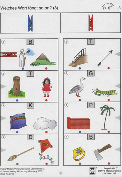 Vor&uuml;bungen zum Lesenlernen 2 - Heiner M&uuml;ller