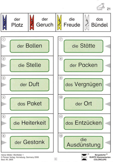 Wortfelder 1 - Heiner M&uuml;ller