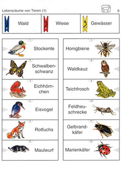 Heimische Tiere - Gisela Heidorn, Heiner M&uuml;ller