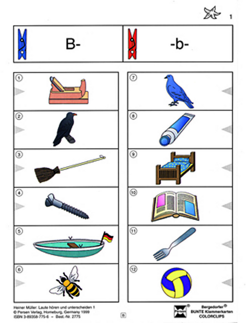 Laute h&ouml;ren und unterscheiden 1 - Heiner M&uuml;ller
