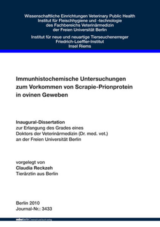 Immunhistochemische Untersuchungen zum Vorkommen von Scrapie-Prionprotein in ovinen Geweben