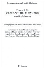 Privatrechtsdogmatik im 21. Jahrhundert - 