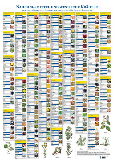 Plakat Chinesische Kr&auml;uter - Florian Ploberger