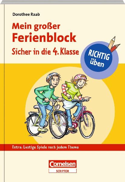 RICHTIG &uuml;ben - Mein gro&szlig;er Ferienblock - Sicher in die 4. Klasse