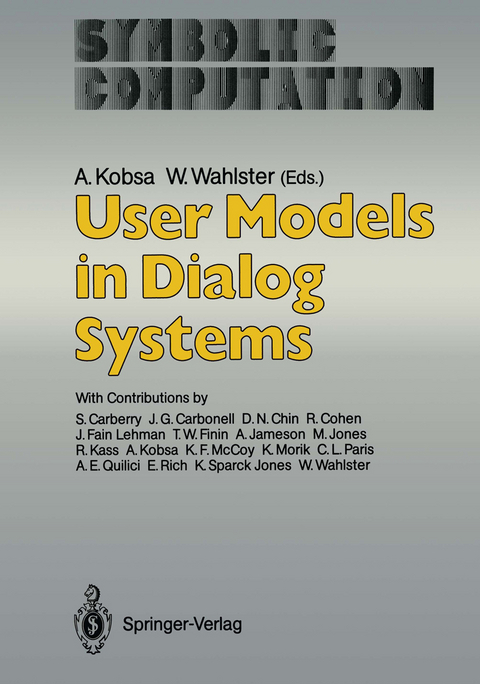 User Models in Dialog Systems - 